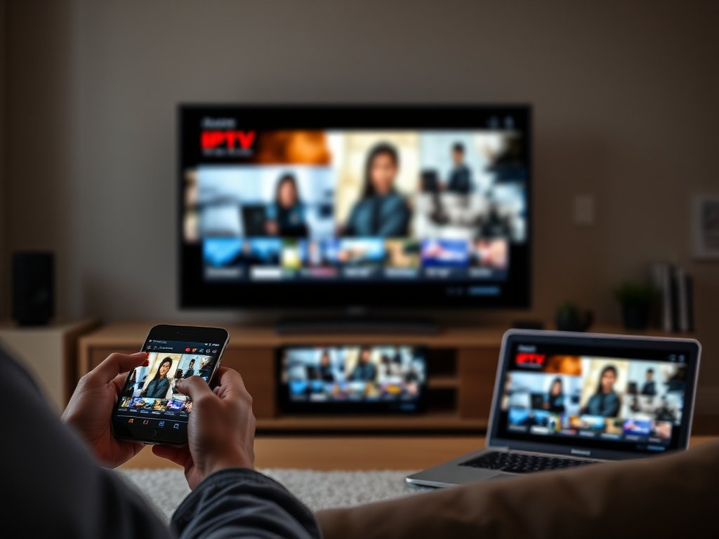 Installation simple d'un service IPTV France sur plusieurs appareils connectés simultanément